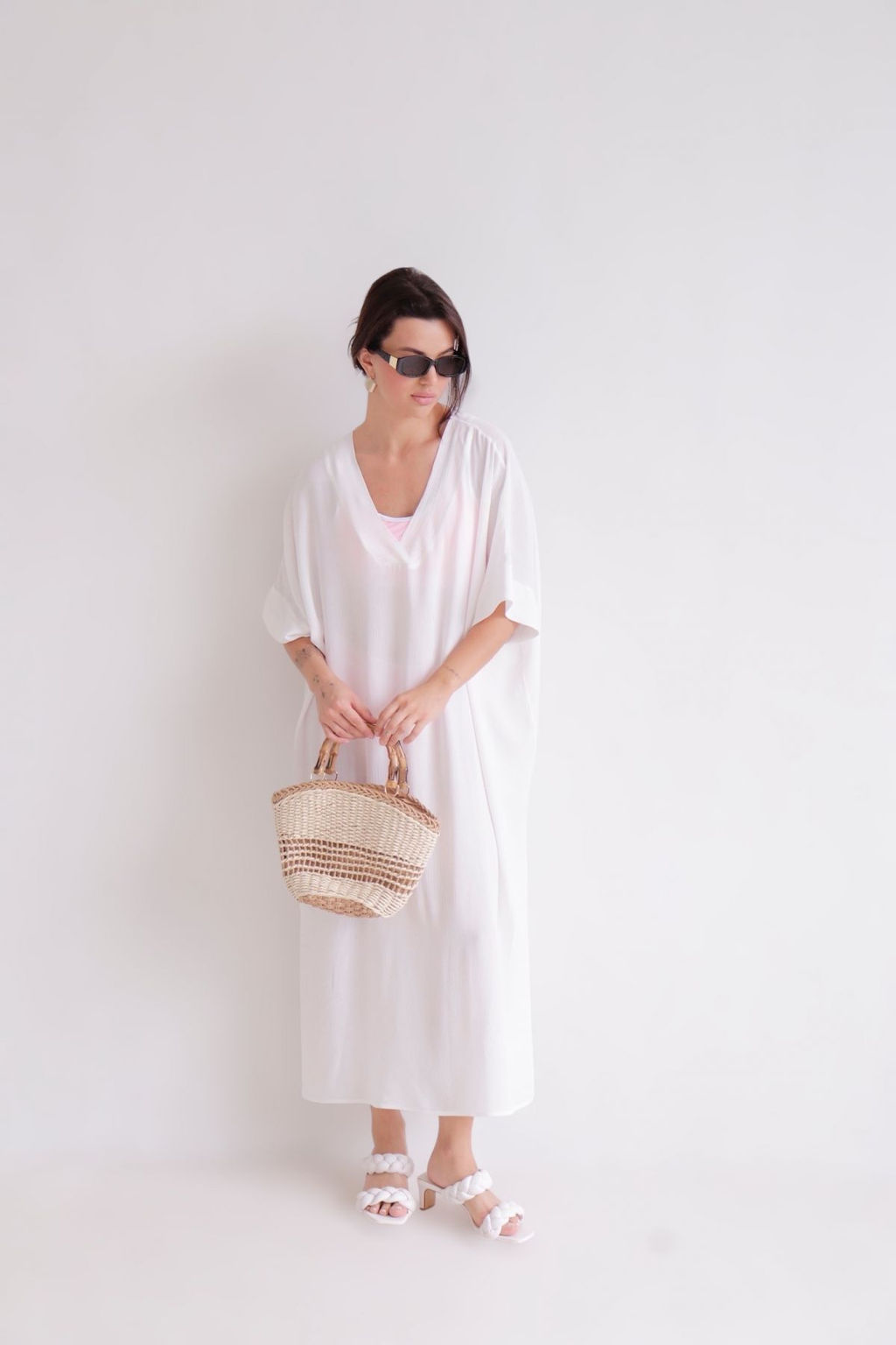 Martichelli Платье пляжное белое  фото 12