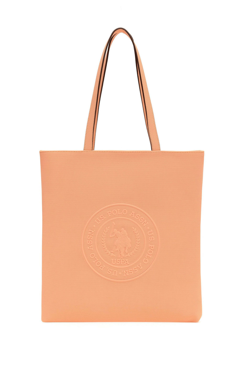 U. S. Polo Assn / Женская сумка через плечо цвета лосося - U.s. polo assn фото 3