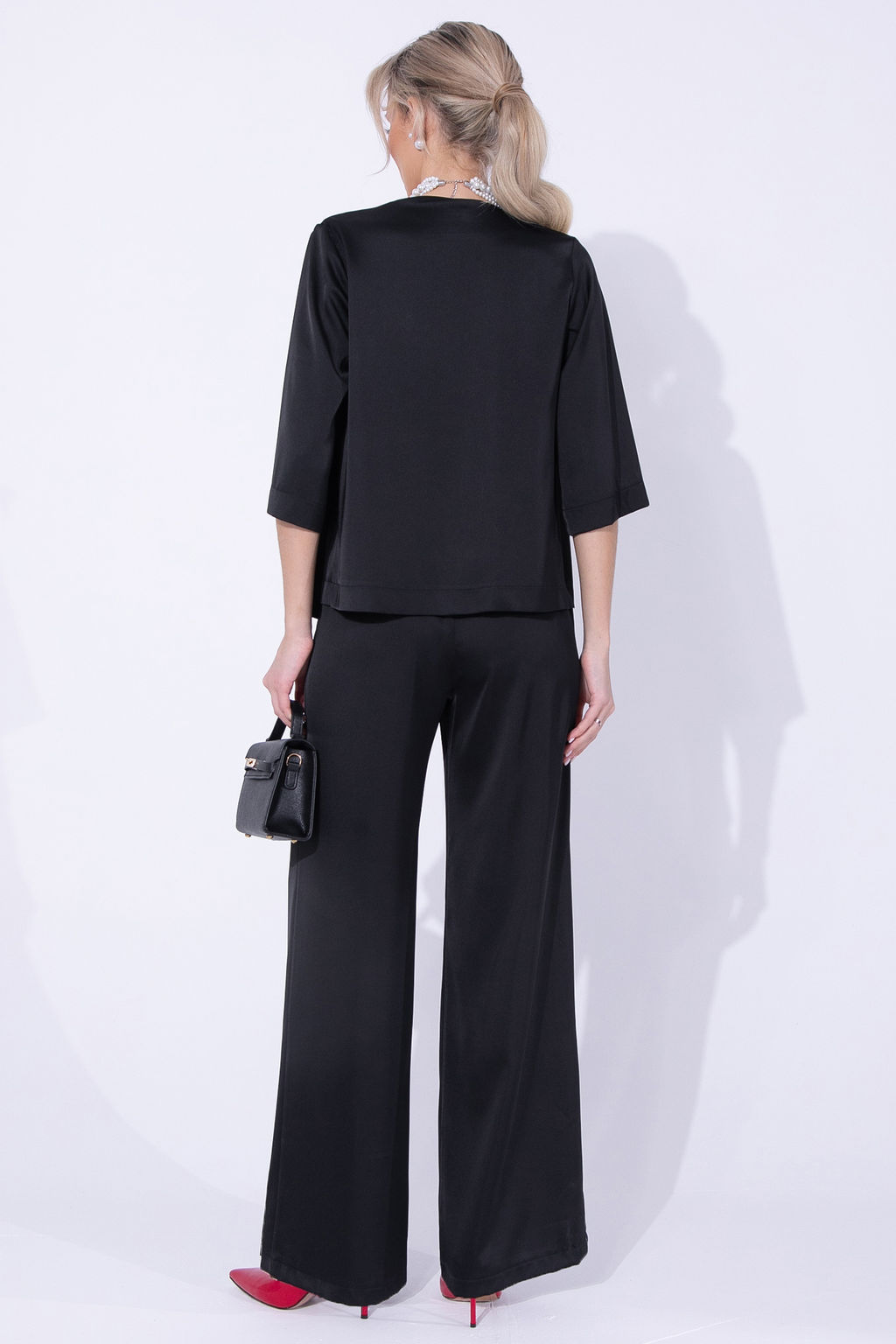 Костюм Итальянский шик 2 (чёрный) - Эльза фото 8