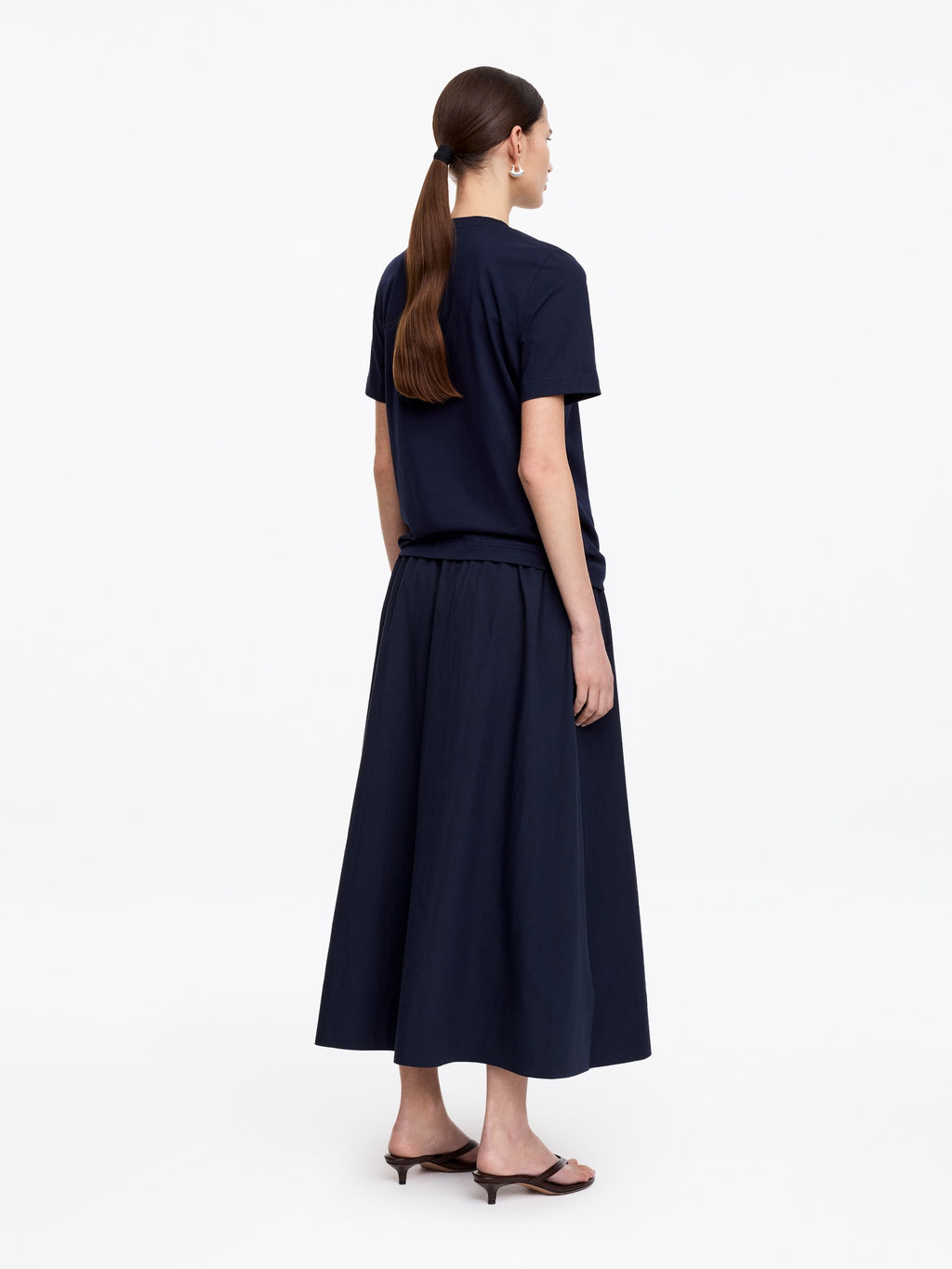 Falda midi de algod?n - H&m фото 3