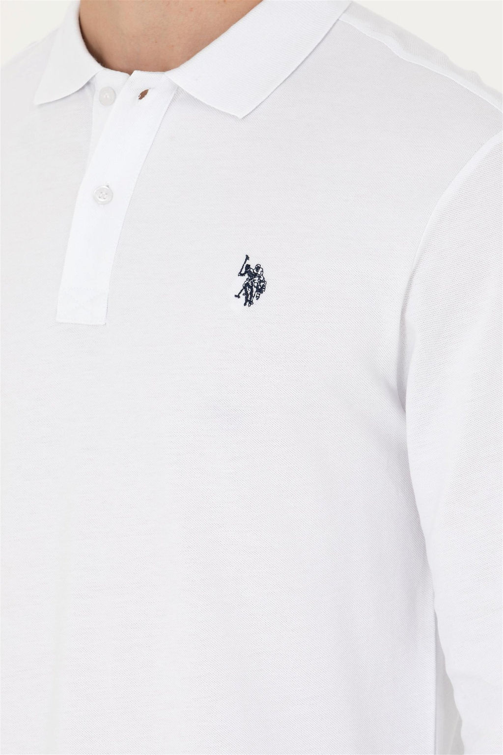 Мужской белый базовый свитшот Неожиданная скидка в корзине - U.s. polo assn фото 7