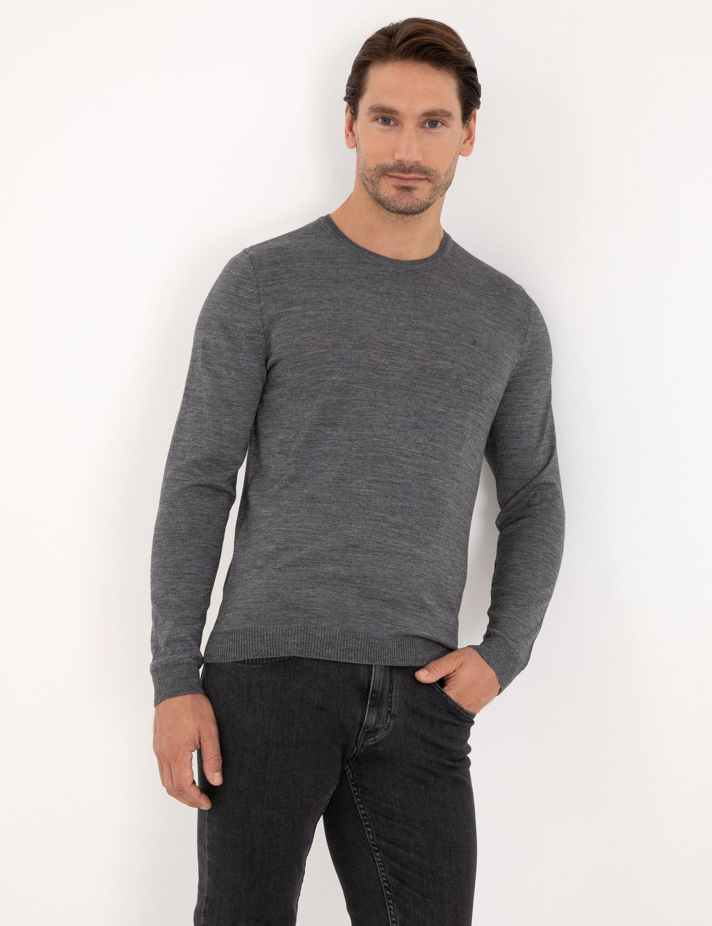 F_me Slim Fit Basic Kazak - Cacharel фото 3