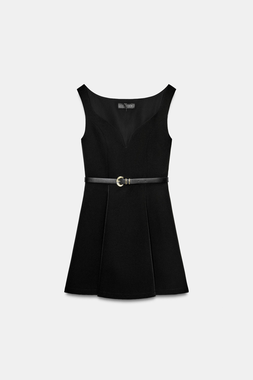 VESTIDO MINI CINTUR?N / Negro - Zara фото 8