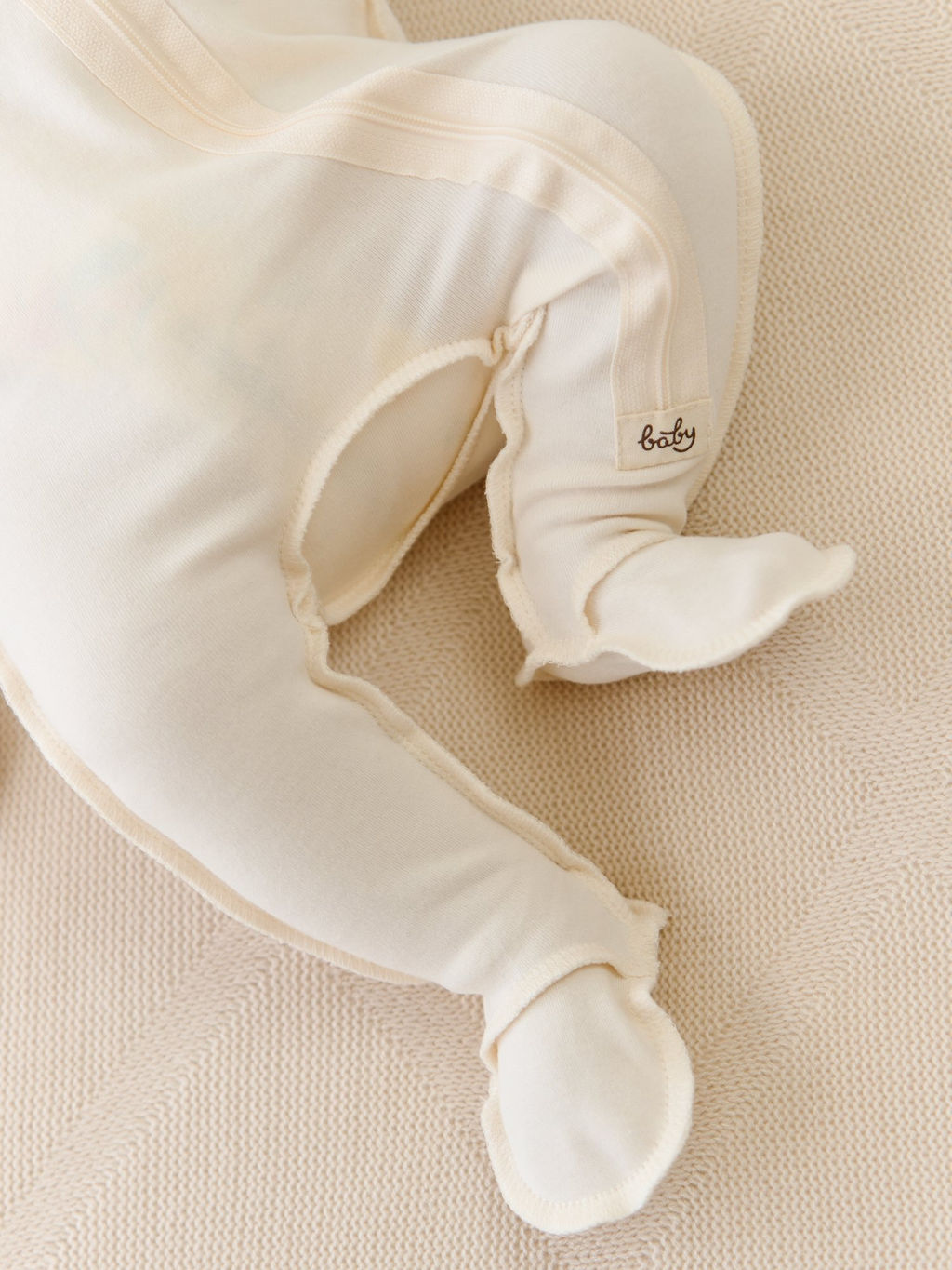 Пижама-слип с закрытой ножкой Топлёное молоко 0+ - Bungly фото 3