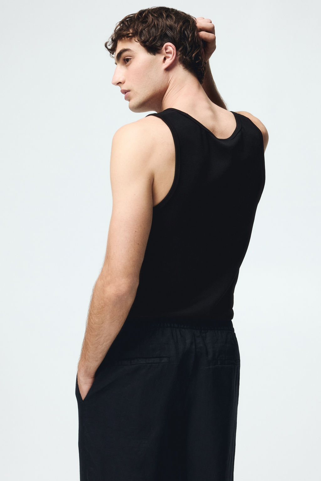 Camiseta sin mangas en canal? Slim Fit - H&m фото 8