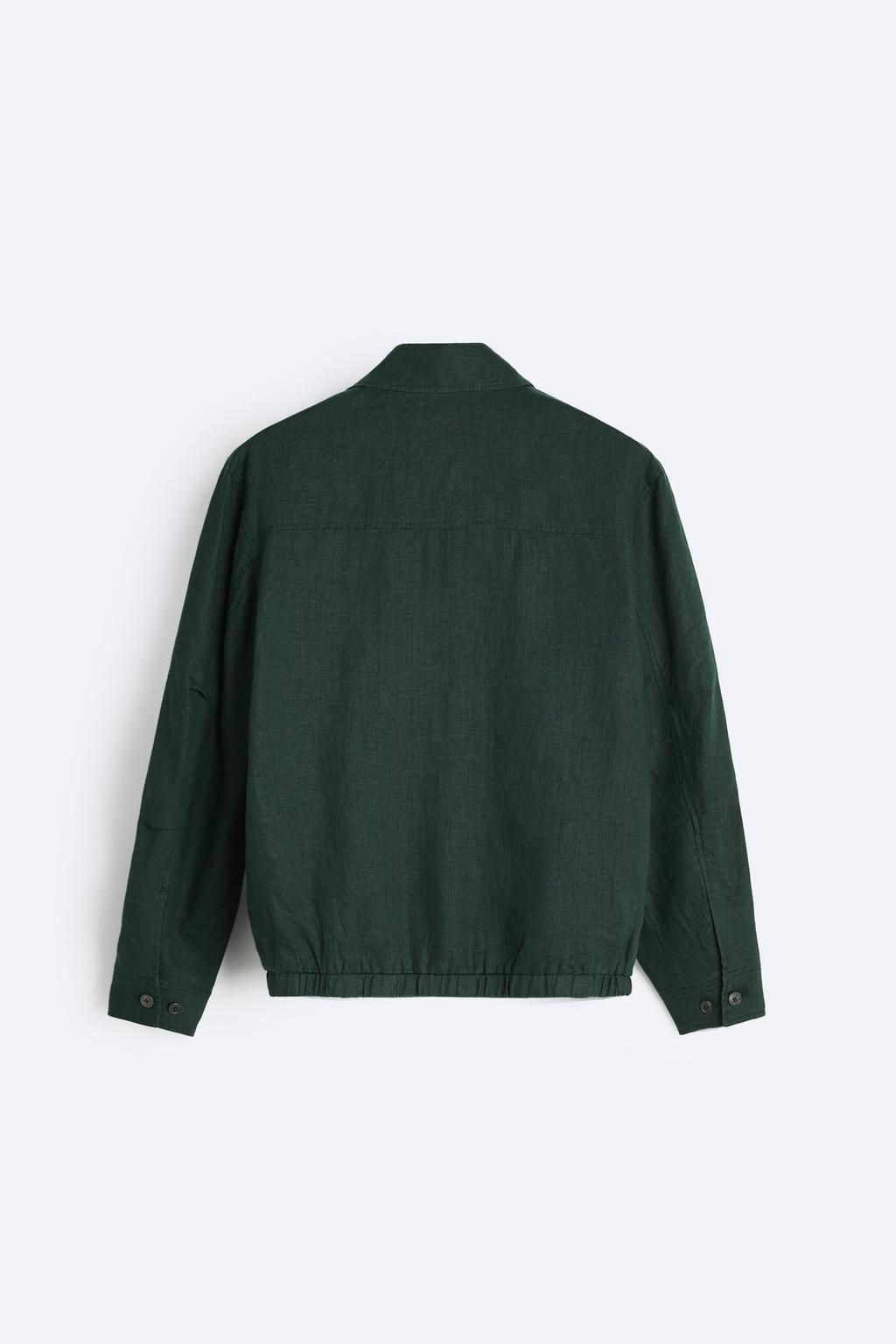 100% LINEN JACKET - Zara фото 8