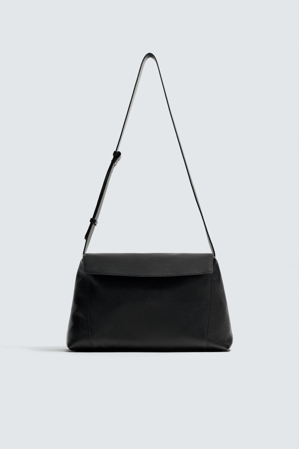 LEATHER CROSSBODY BAG L LIMITED EDITION - Zara фото 11