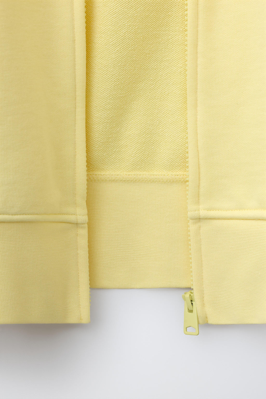 SUDADERA FELPA CREMALLERA / Amarillo - Zara фото 4