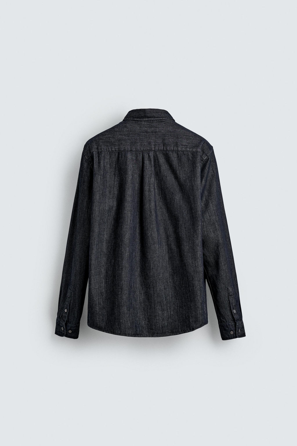 REGULAR FIT DENIM SHIRT - Zara фото 9