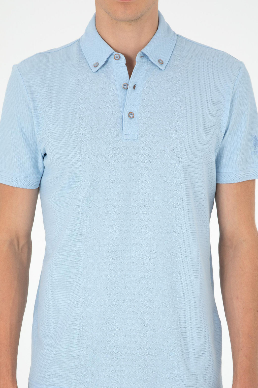 Мужская голубая футболка Неожиданная скидка в корзине - U.s. polo assn фото 6