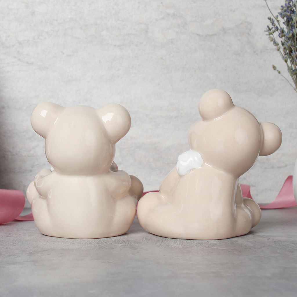 Фигурка Мишка 10 см / YZ170122AB /уп 48/96/фарфор (A, с подарком)