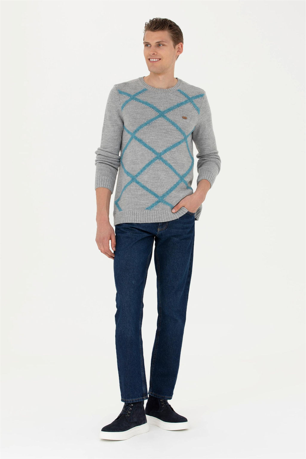 Мужские синие джинсовые брюки - U.s. polo assn фото 10