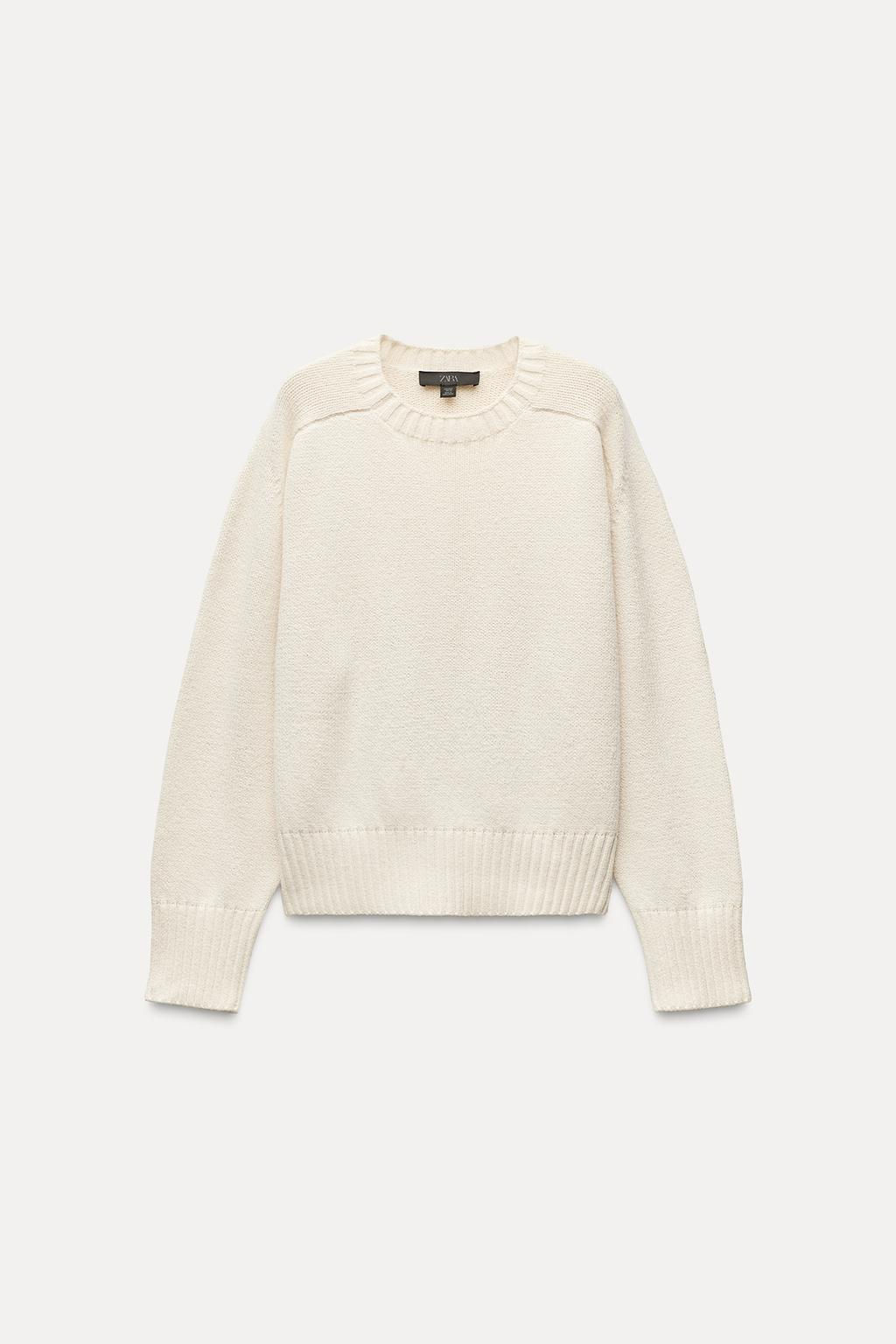 PLAIN KNIT SWEATER - Zara фото 5
