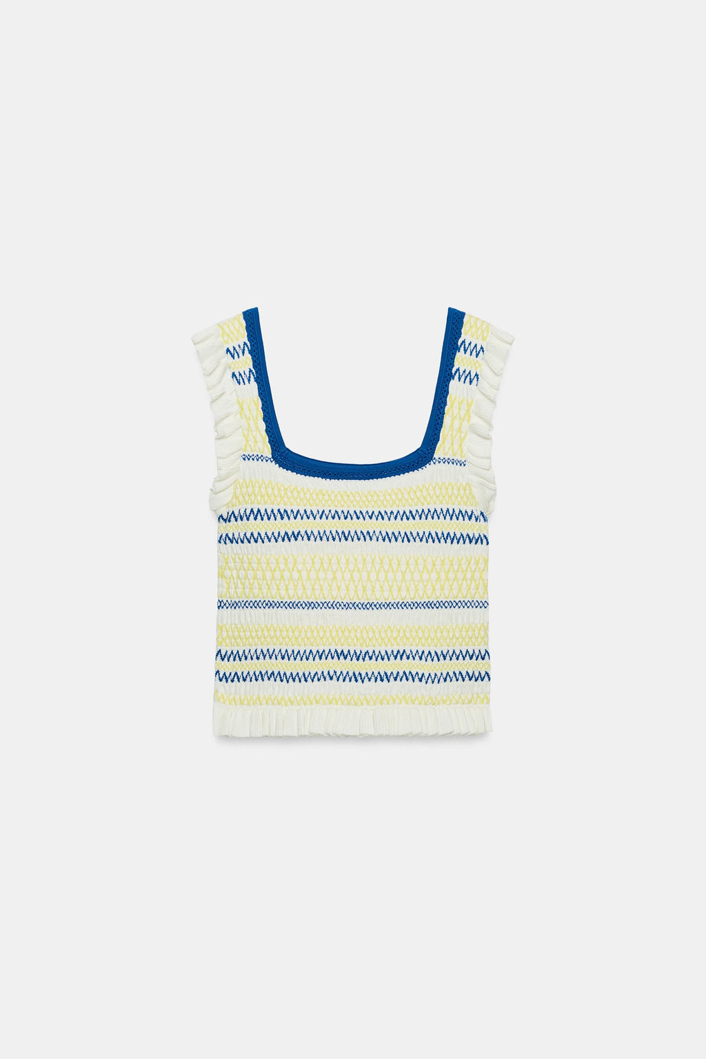 TOP RAYAS NIDO DE ABEJA / Multicolor