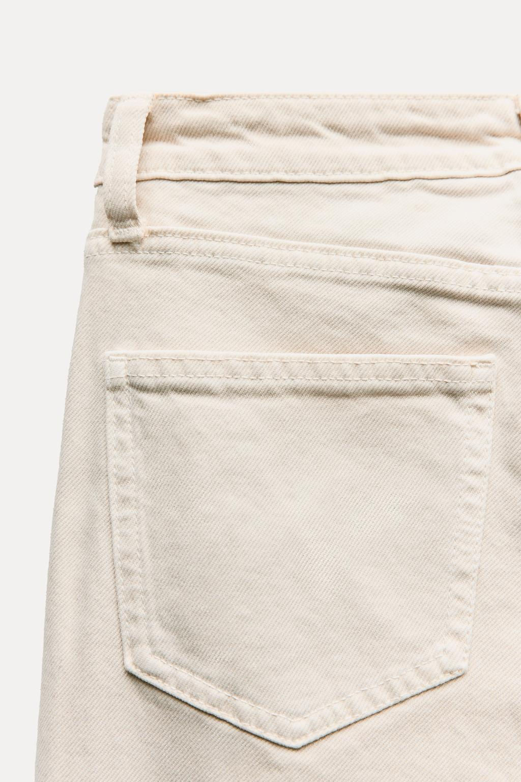 TRF CROPPED FLARE HIGH-WAIST JEANS - Zara фото 23