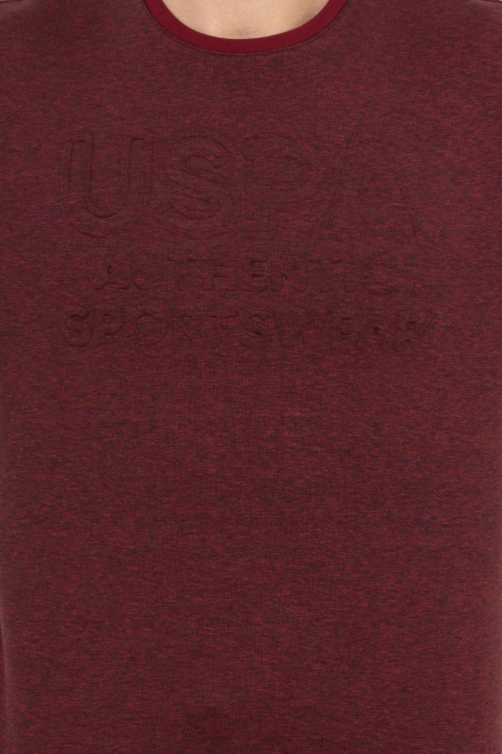 U. S. Polo Assn / Мужской свитшот вишневого цвета - U.s. polo assn фото 6