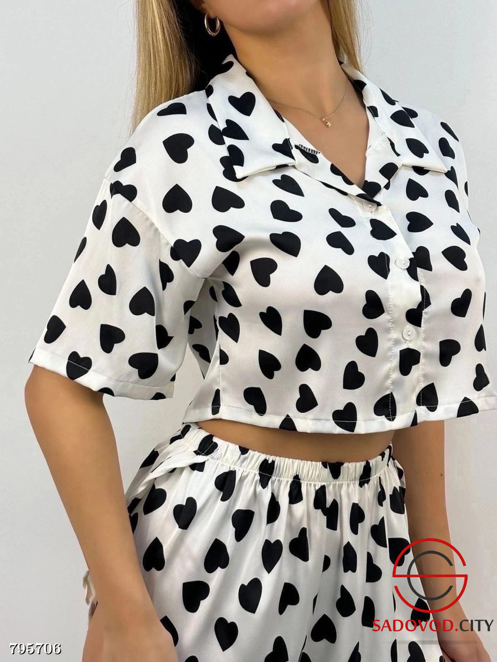 пижама женская с сердцами - Bruno фото 3