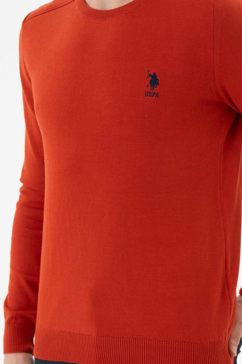 Мужской базовый свитер с плиткой - U.s. polo assn фото 13
