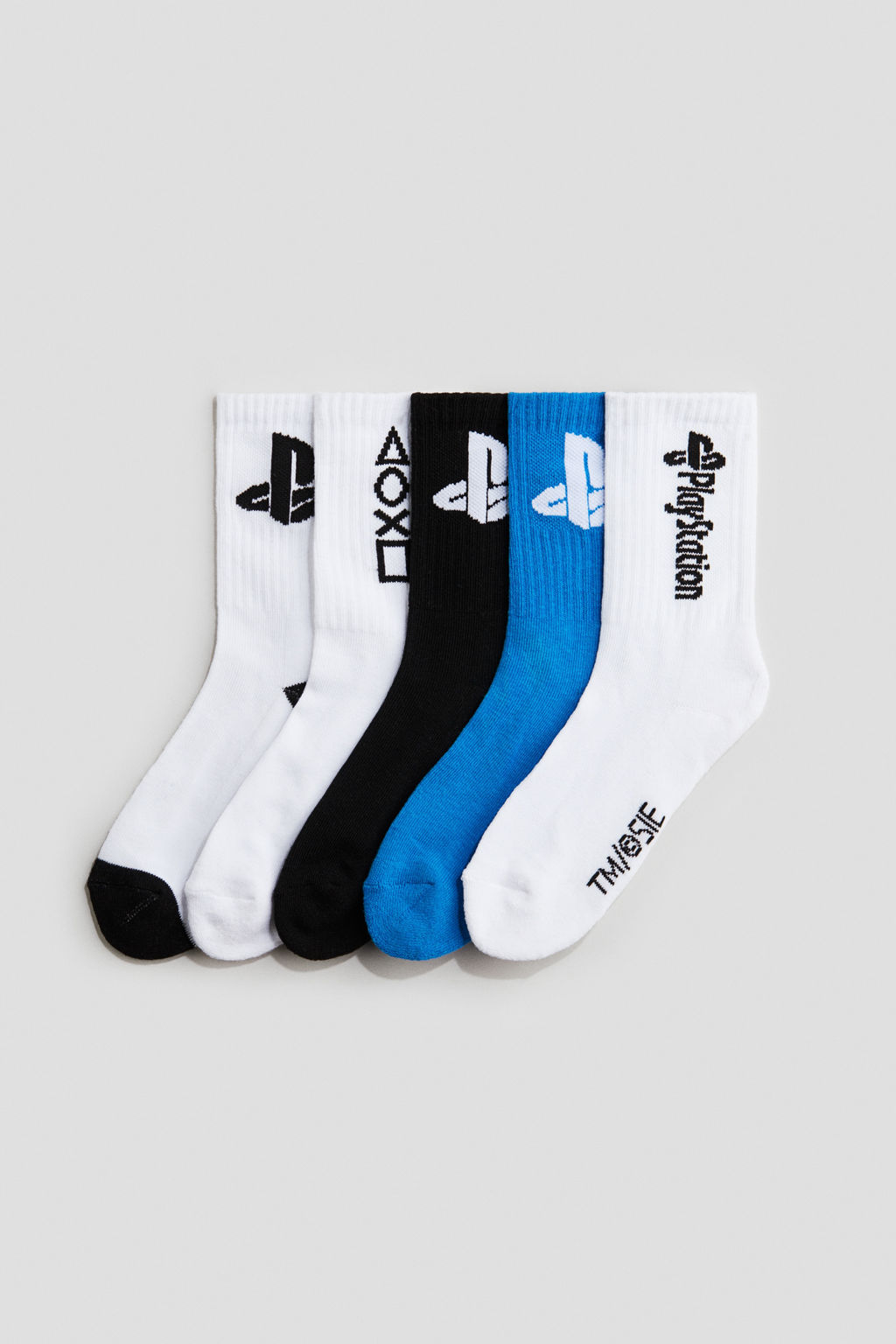 Pack de 5 calcetines con motivo intarsia - H&m фото 8