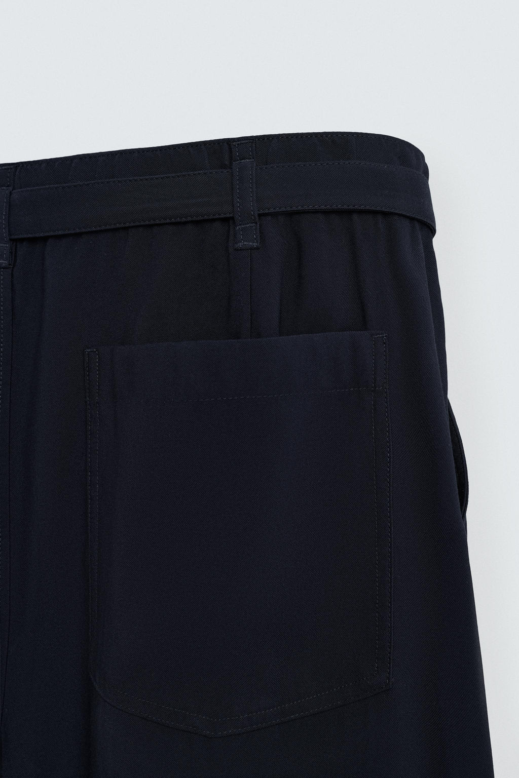RELAXED FIT TROUSERS WITH BELT - Zara фото 11