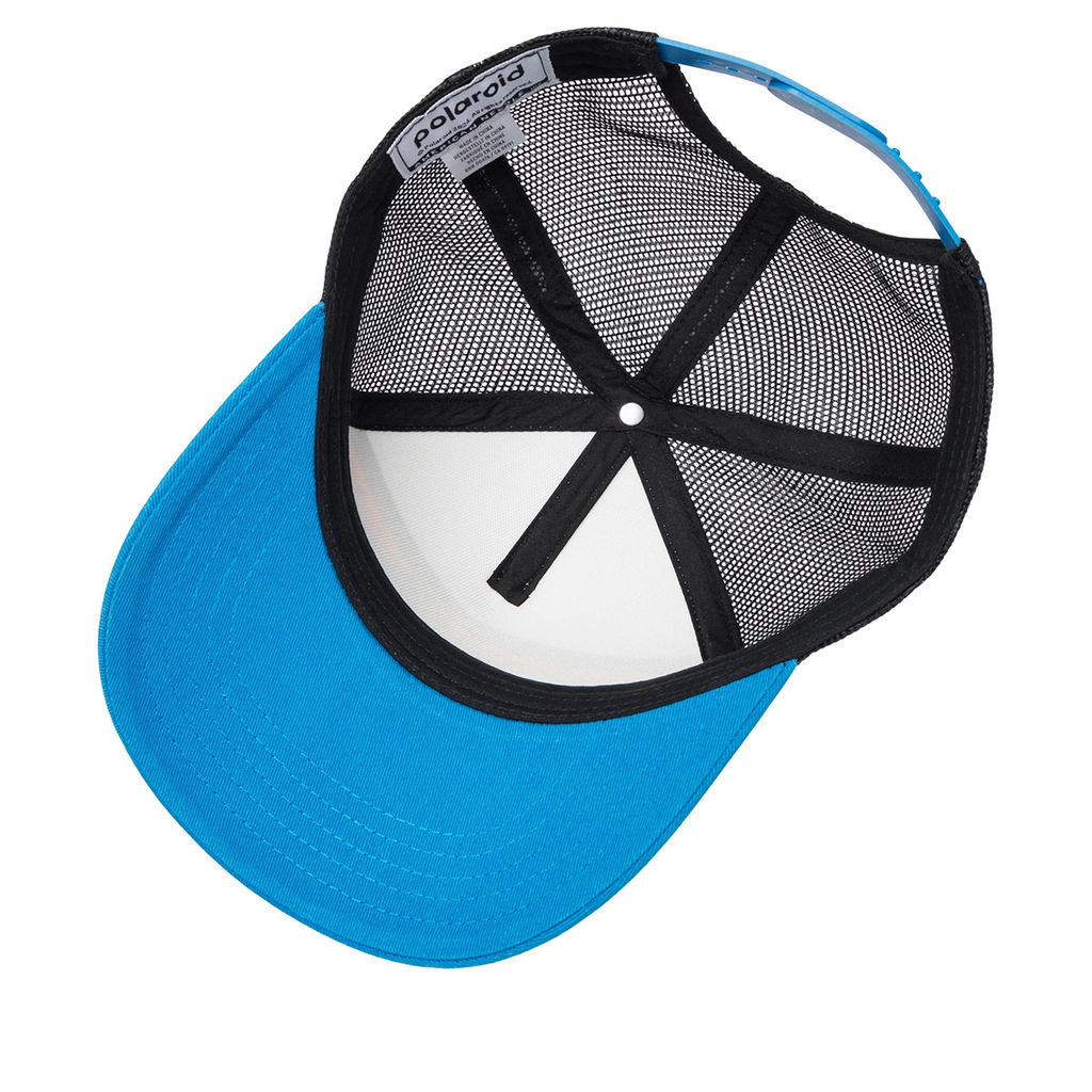 Бейсболка AMERICAN NEEDLE арт. 21001A-PLROID Polaroid Sinclair (голубой / белый)