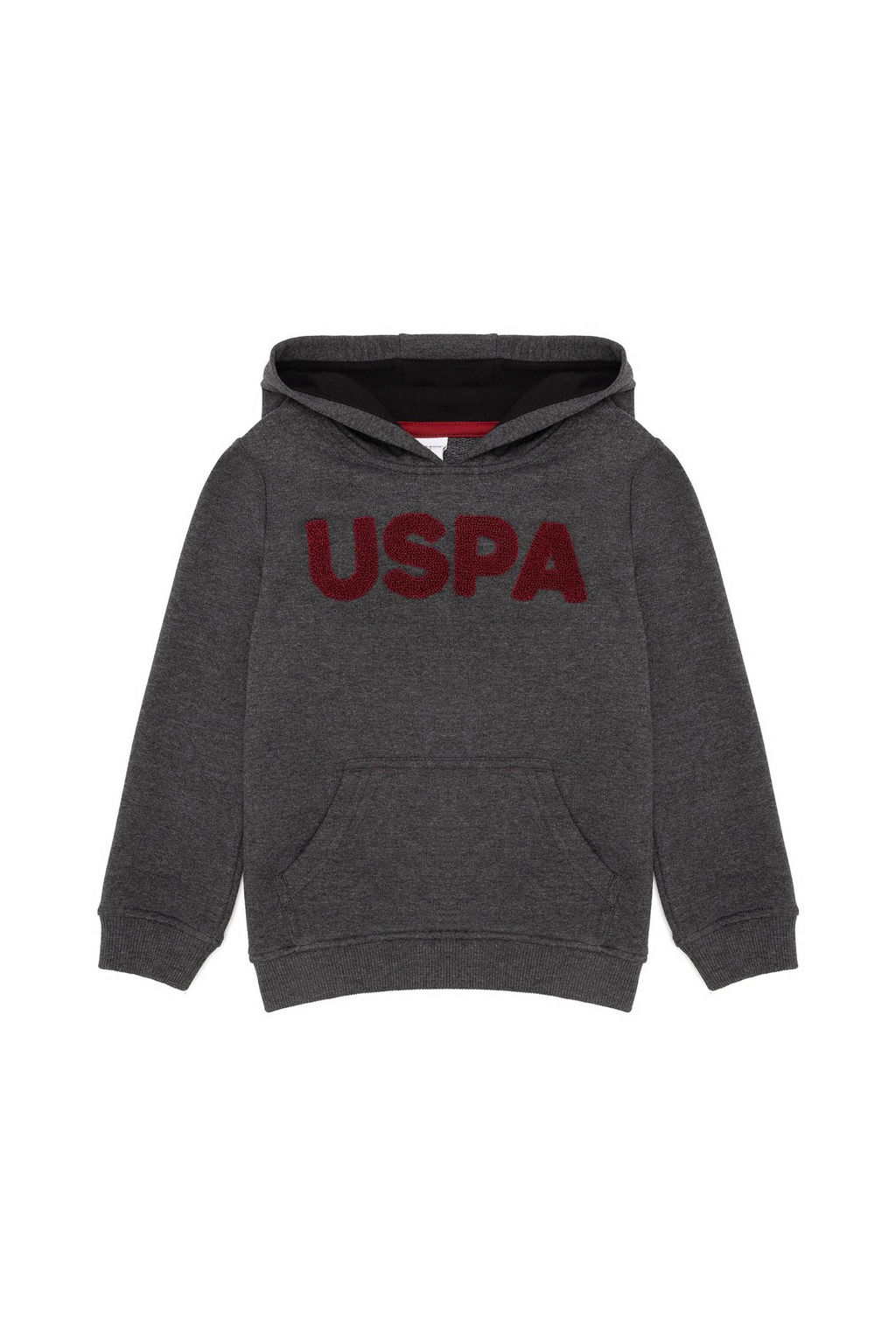 Черная толстовка с капюшоном для мальчиков Basic - U.s. polo assn фото 4