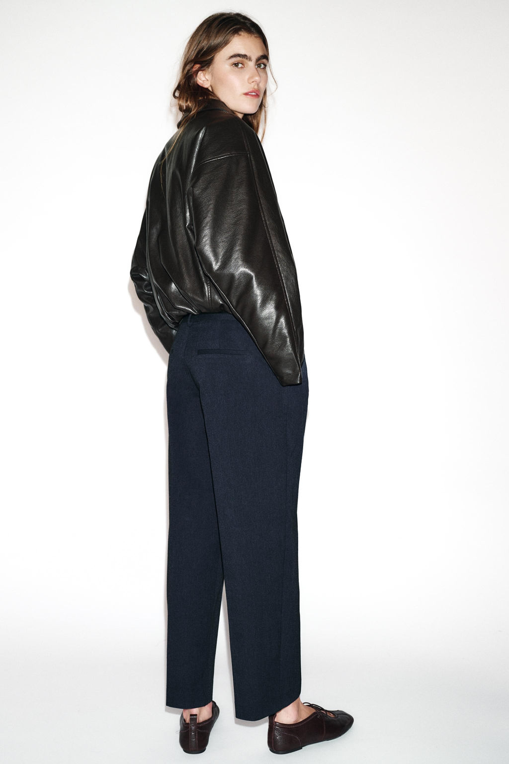 STRAIGHT TROUSERS WITH BELT - Zara фото 13