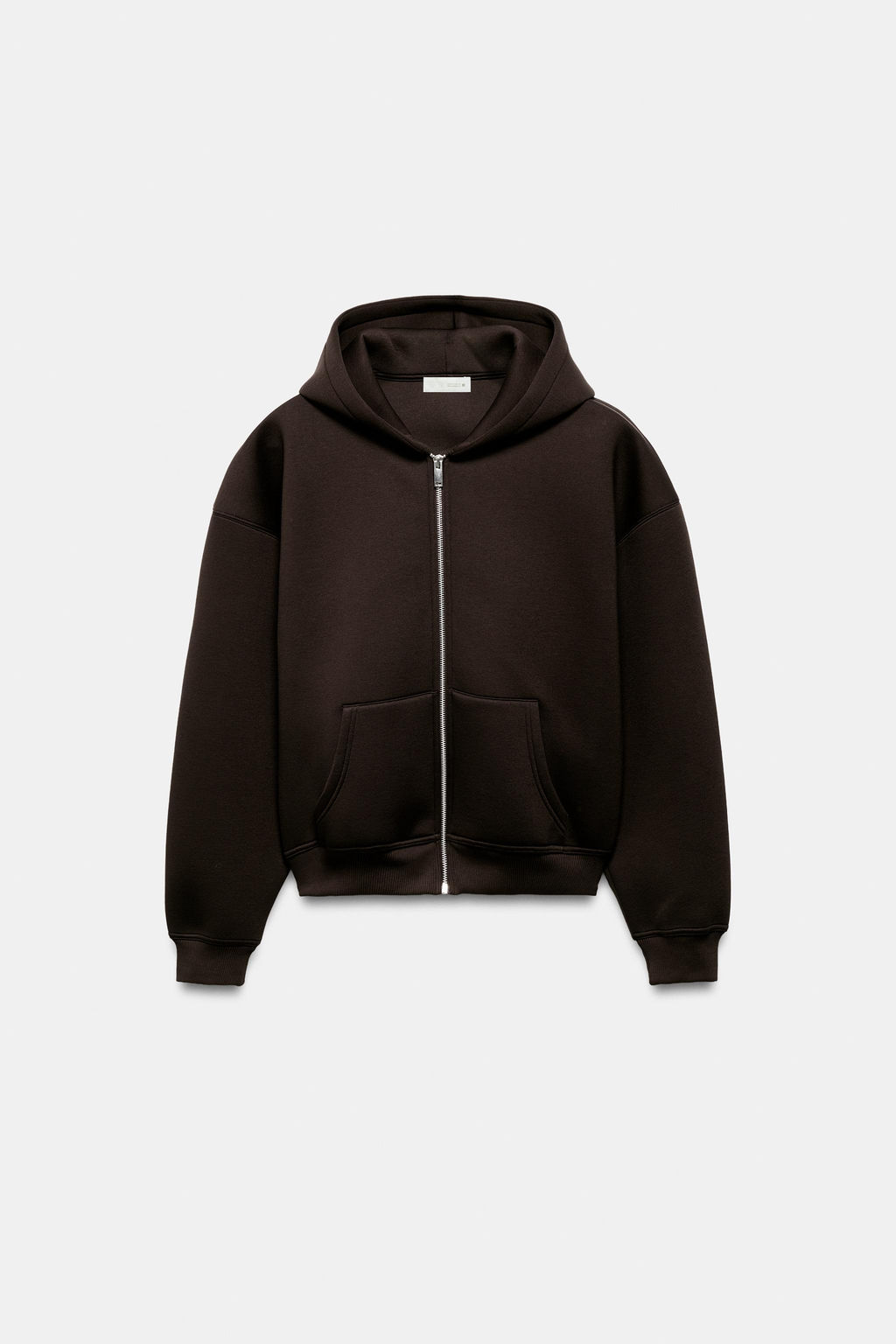 NEOPRENE-EFFECT HOODIE - Zara фото 14