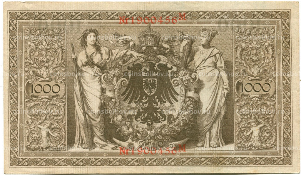 1000 марок 1910 года Германия