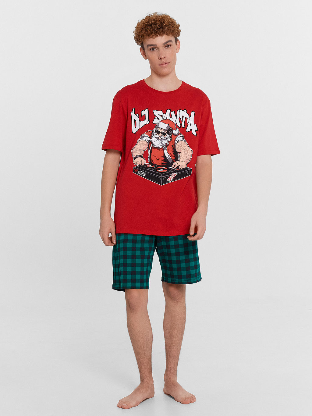 Пижама мужская с принтом DJ. Santa - Mark formelle фото 2