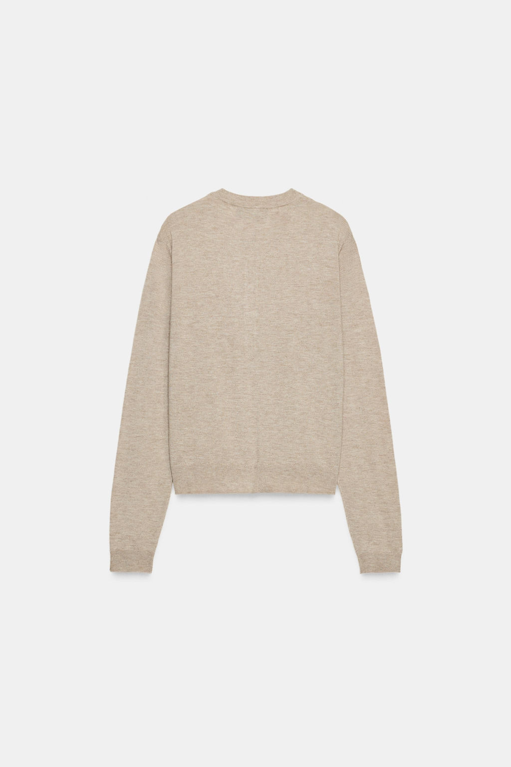 WOOL BLEND CARDIGAN WITH LONG SLEEVES - Zara фото 6