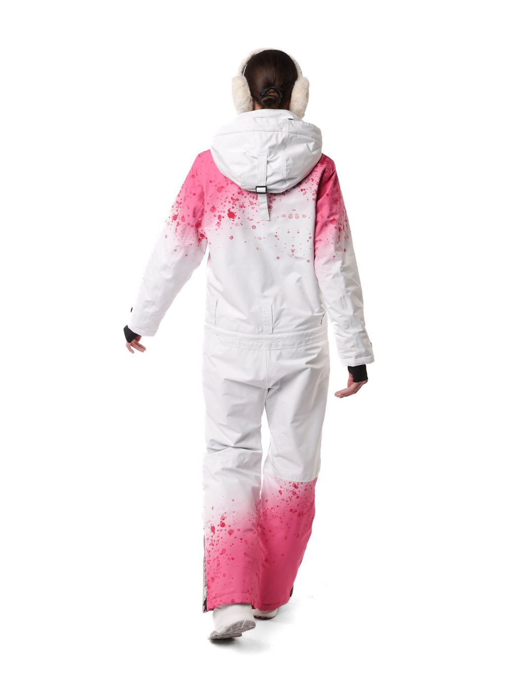 Комбинезон BB-0525 Бело-голубой - Snow headquarter фото 23