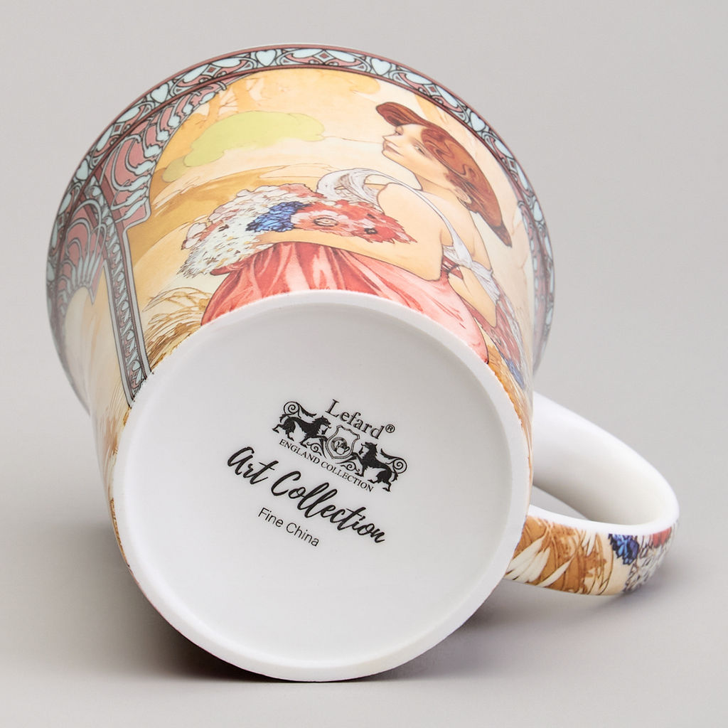 КРУЖКА LEFARD ВРЕМЕНА ГОДА (А. МУХА) 420 МЛ  фото 6