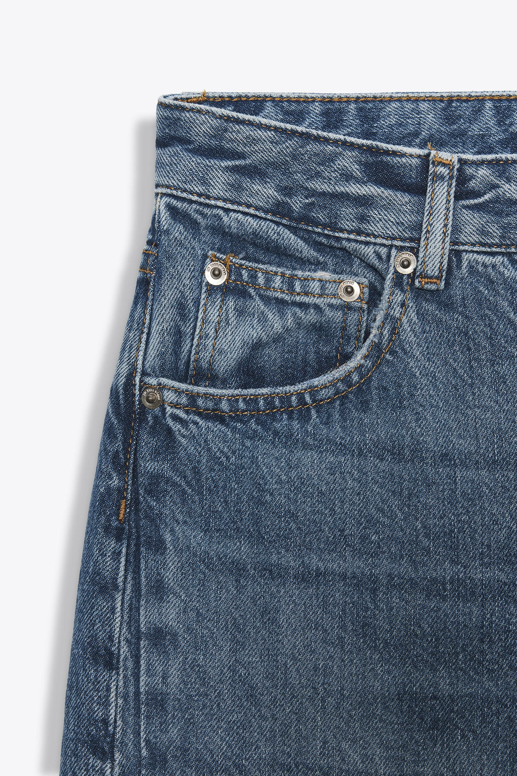 ZW COLLECTION FLARE LOW WAIST PLEAT JEANS - Zara фото 8