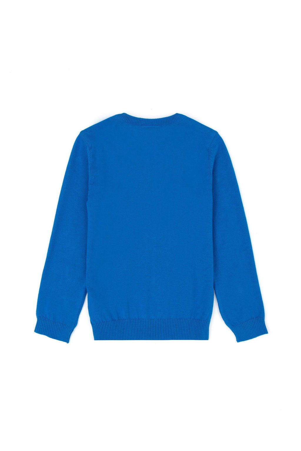 Базовый свитер кобальтово-синего цвета для мальчика - U.s. polo assn фото 2