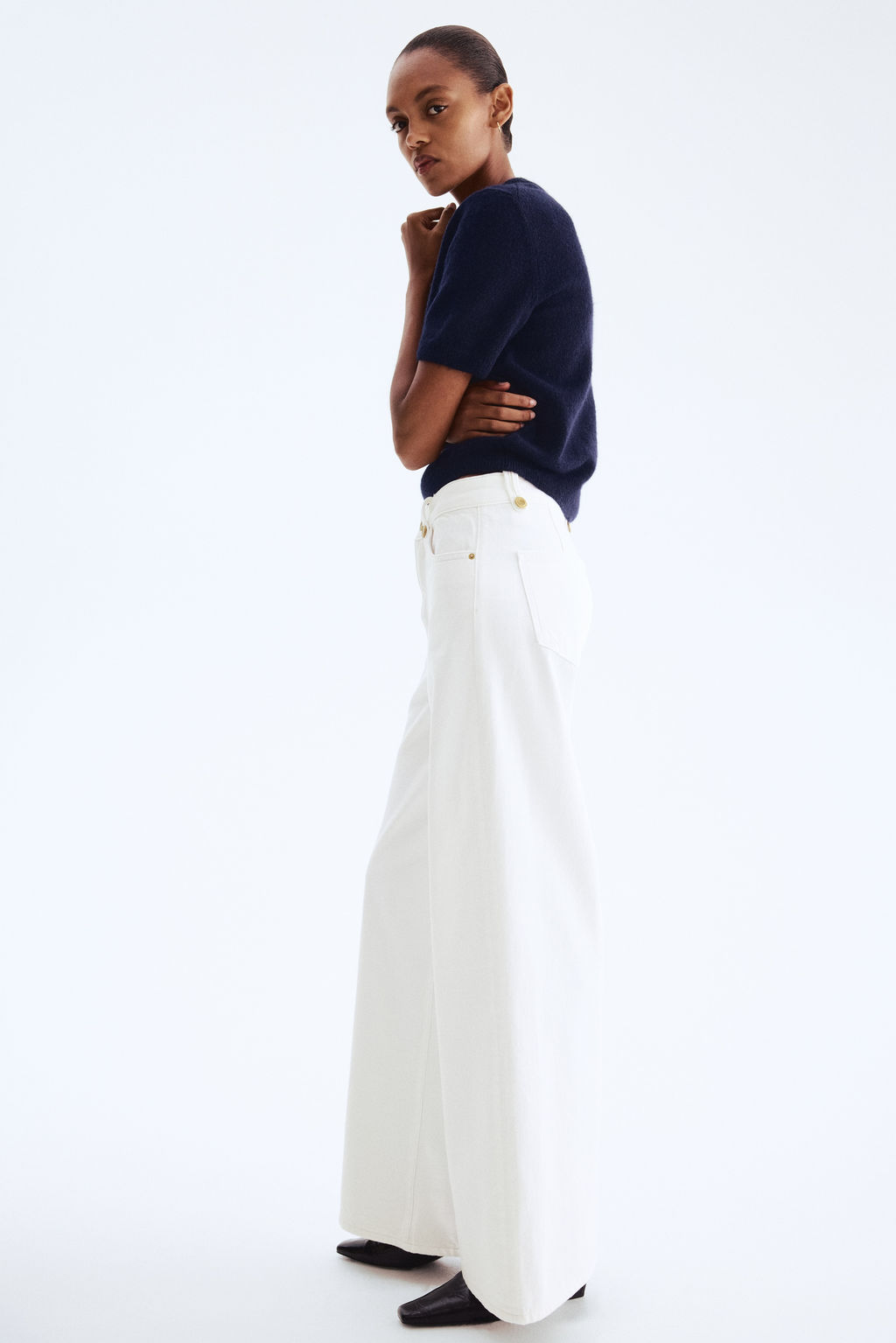Wide High Jeans - H&m фото 4