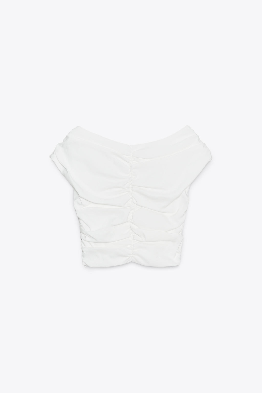 DRAPED CROP TOP - Zara фото 11