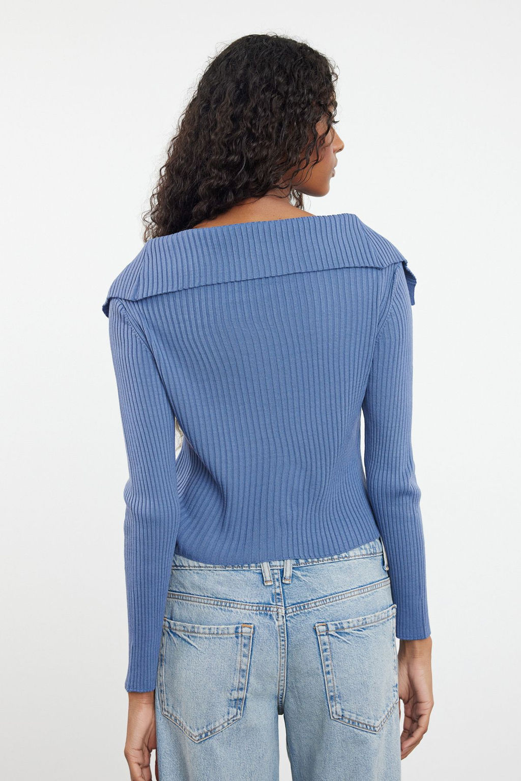 Mavi Devrik Yaka Triko H?rka TWOAW24HI00284