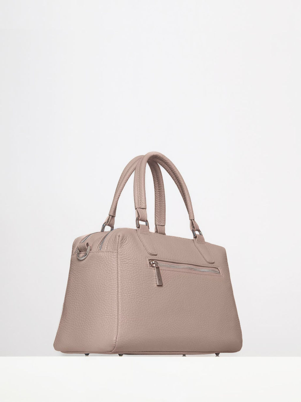 Женская кожаная сумка Richet 2881LN 757 Пудра  фото 6