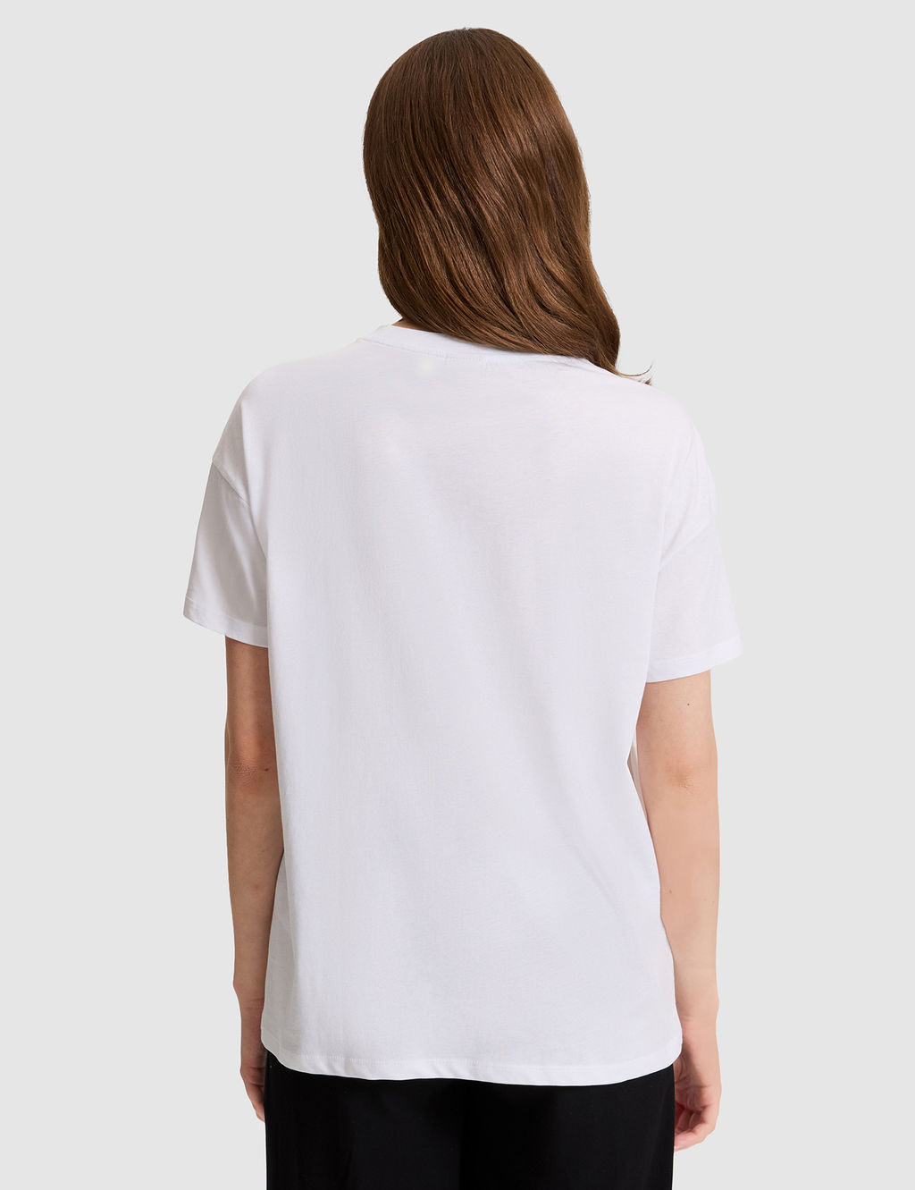 Beyaz Oversize Ti__rt