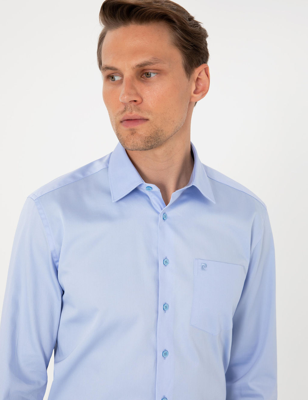 Koyu Mavi Regular Fit Uzun Kollu Basic G_mlek - Pierre cardin фото 9