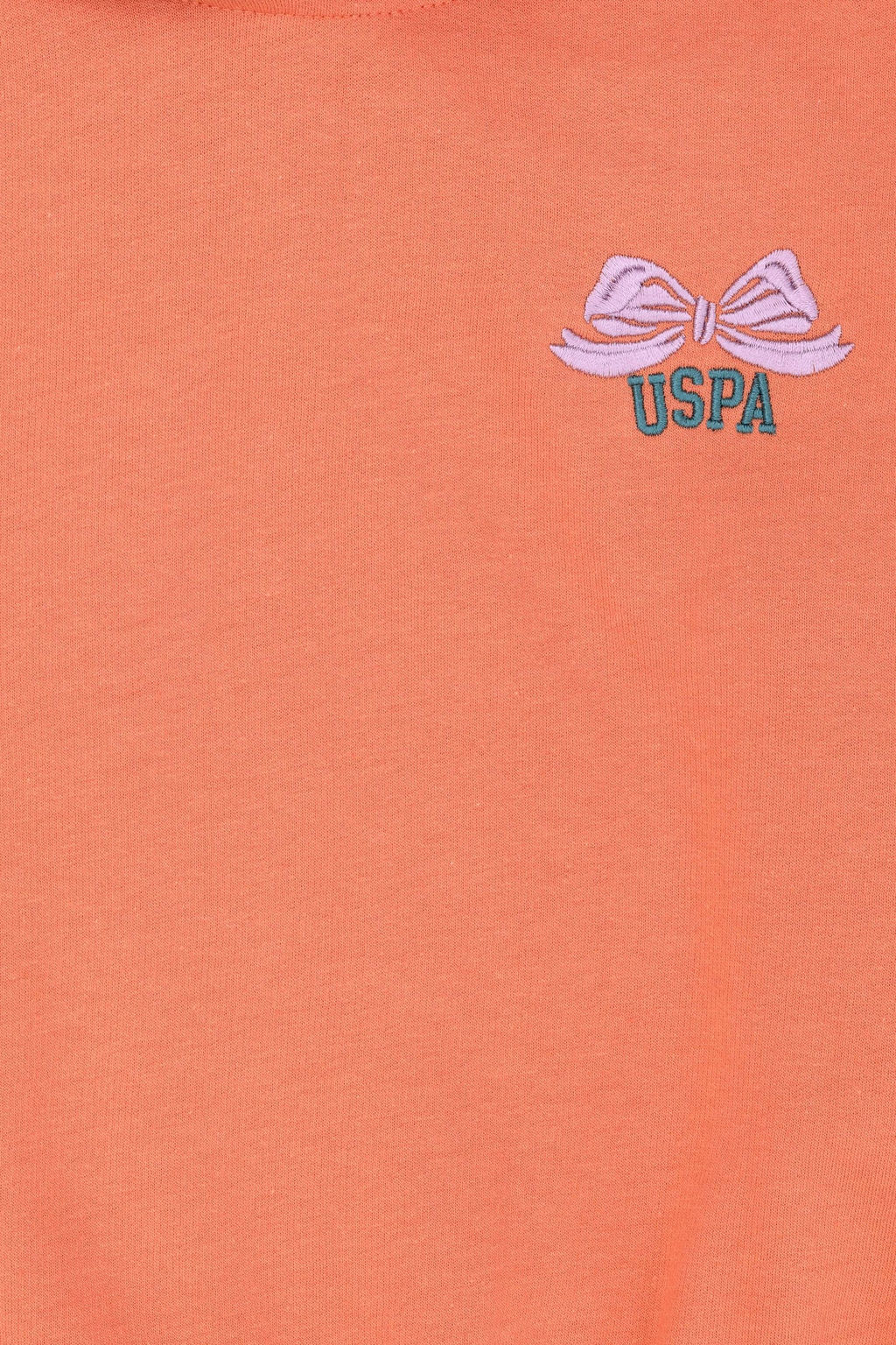 U. S. Polo Assn Толстовка с капюшоном цвета лосося для девочек - U.s. polo assn фото 16