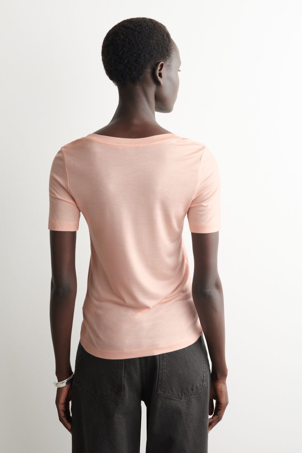 CAMISETA DE SEDA SLIM FIT - H&m фото 5