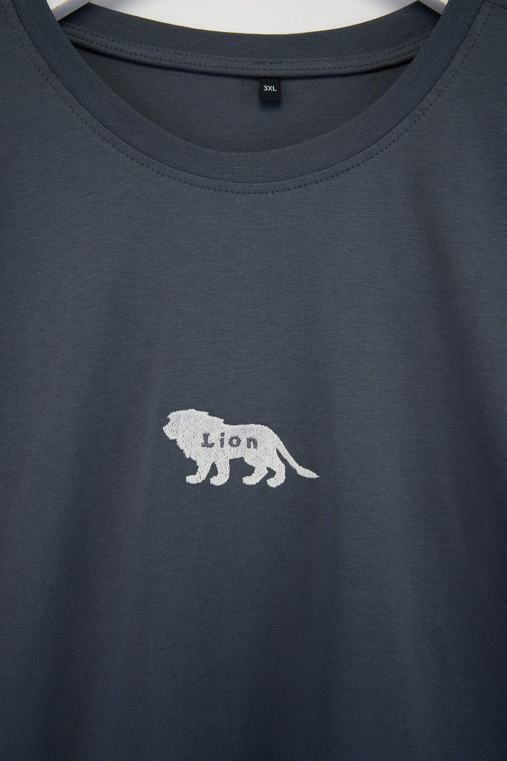 Trendyolmilla Man Buyuk Beden Koyu Kahverengi Oversize Hayvan Bask? ve Nak?sl? %100 Pamuklu T-Shirt TMNSS24BF00018  фото 11