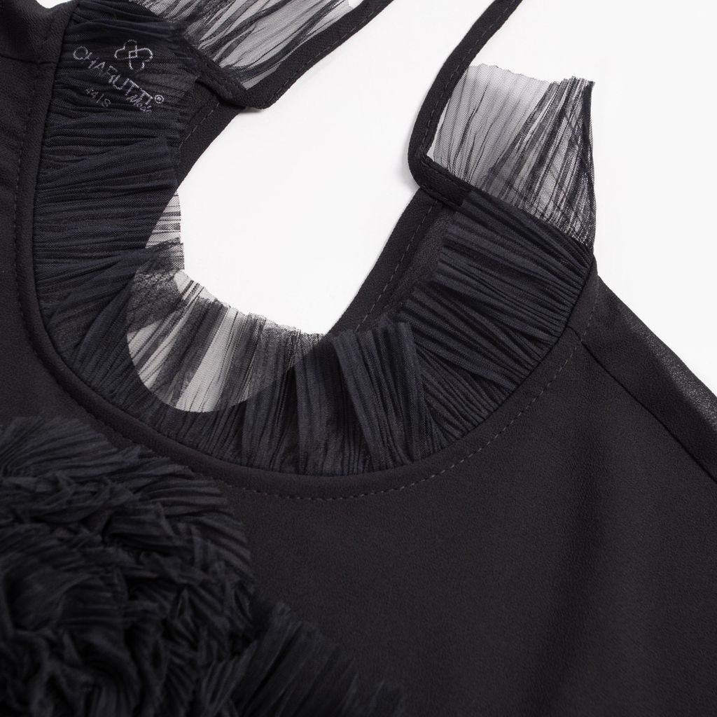 Блуза изящная и женственная, Мелодия сердца (ночь) - Charutti фото 5