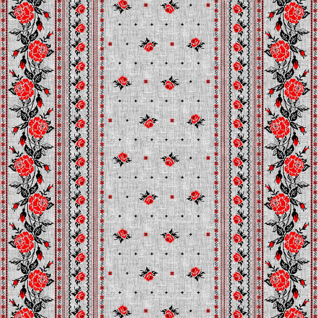 Скатерть 220х145см Розовое утро, длина стола до 180см, на 8-10 персон, хлопок Оптима 171г/м2, упаковка классическая 28х41см, Домашняя мода (Россия)  фото 2