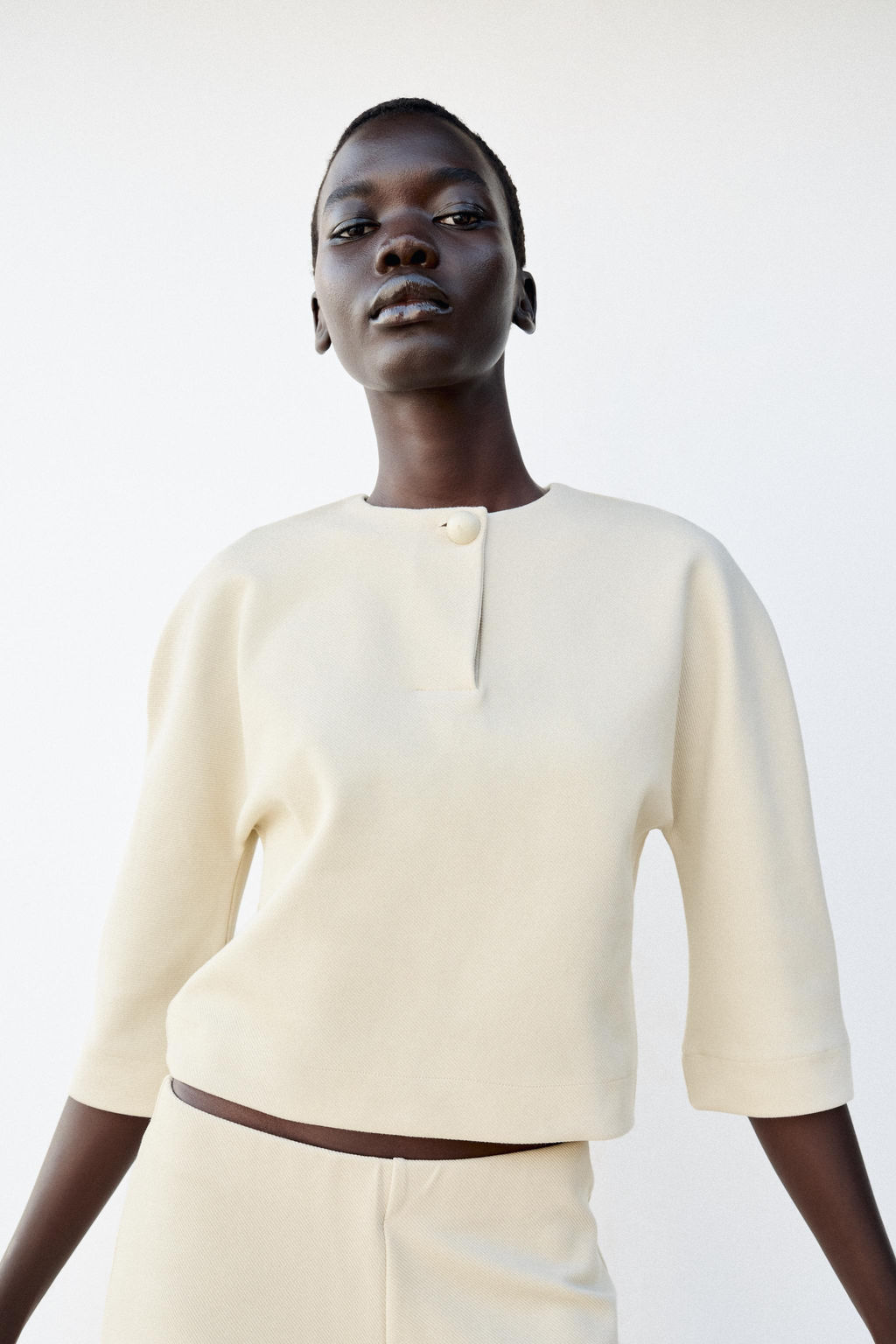 SUDADERA CROPPED / Crudo - Zara фото 2