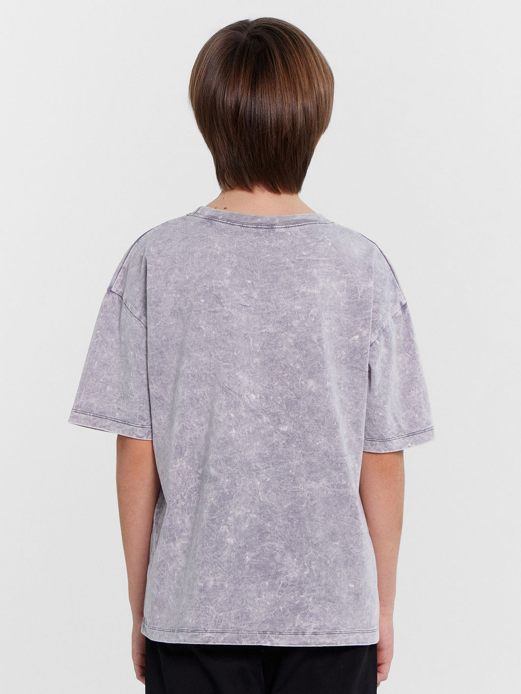 Футболка для мальчиков серая с эффектом acid wash - Mark formelle фото 4