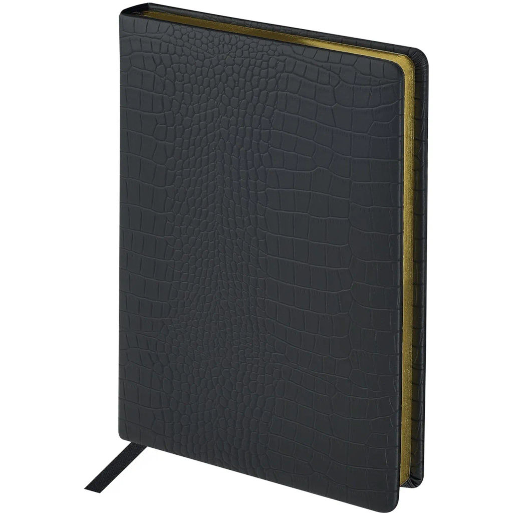 Ежедневник недатированный А5 AMAZONIA черный 272 стр. иск. Кожа, 3-782/01