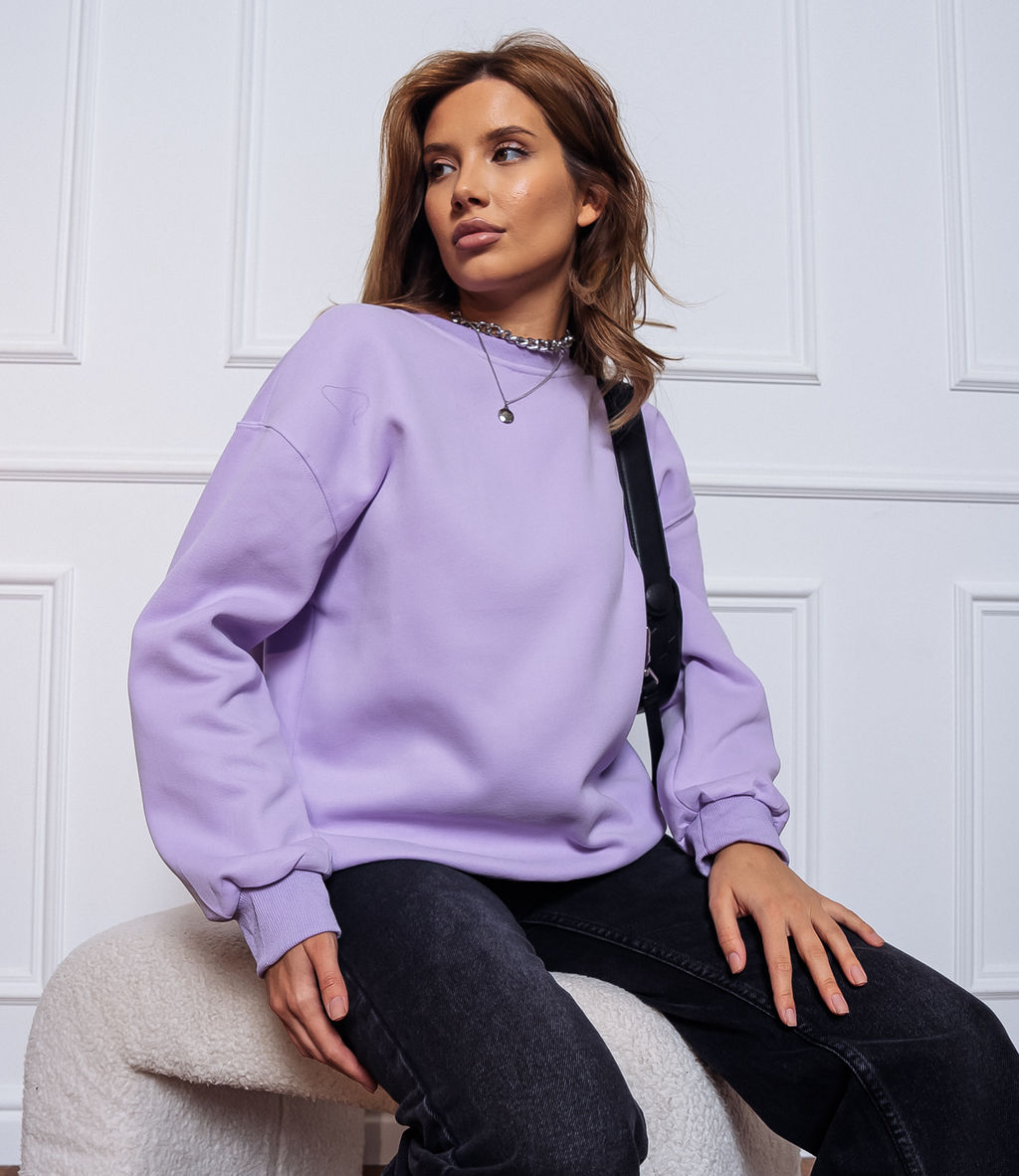 Свитшот #КТF003, лавандовый - Dommod фото 2